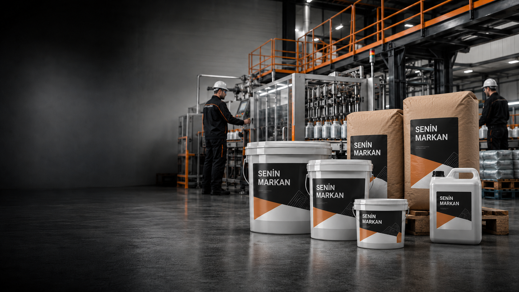 Filling and private label packaging area