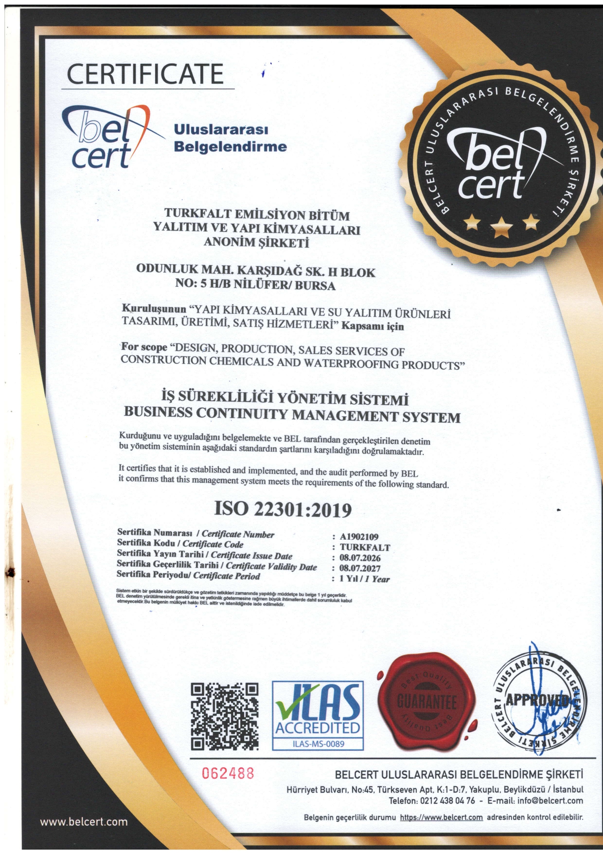 TÜRKFALT belge önizlemesi