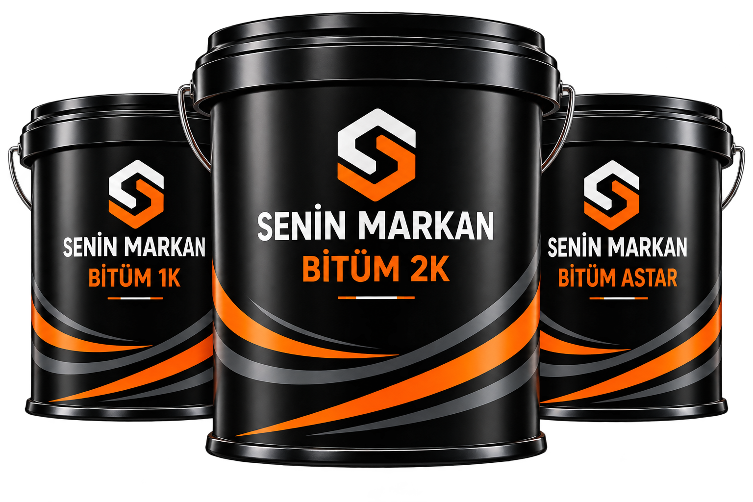 Bitüm esaslı su yalıtım sistemleri - Sizin Markanız ürün ambalajları